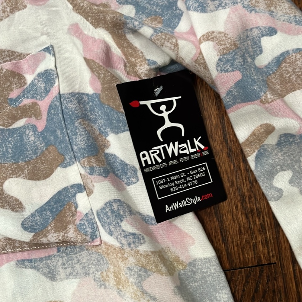 Artwalk Size Small Button Down. New With Tags - image 2